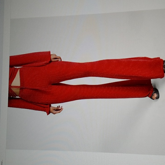 Bar III Pants - BAR III Sparkled Flare Pants